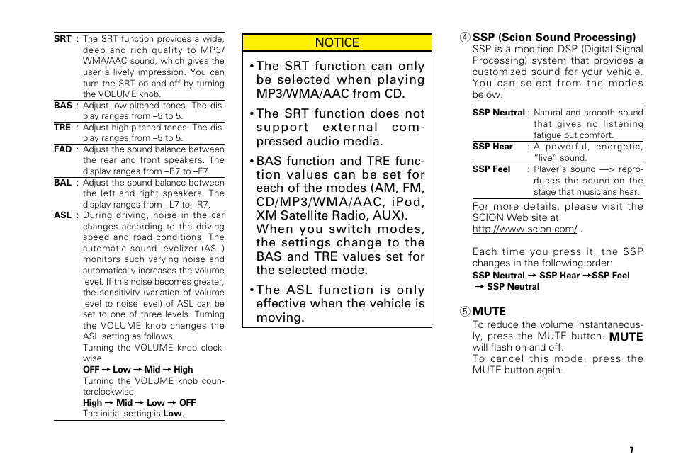 Scion PT546-00080 User Manual | Page 7 / 40