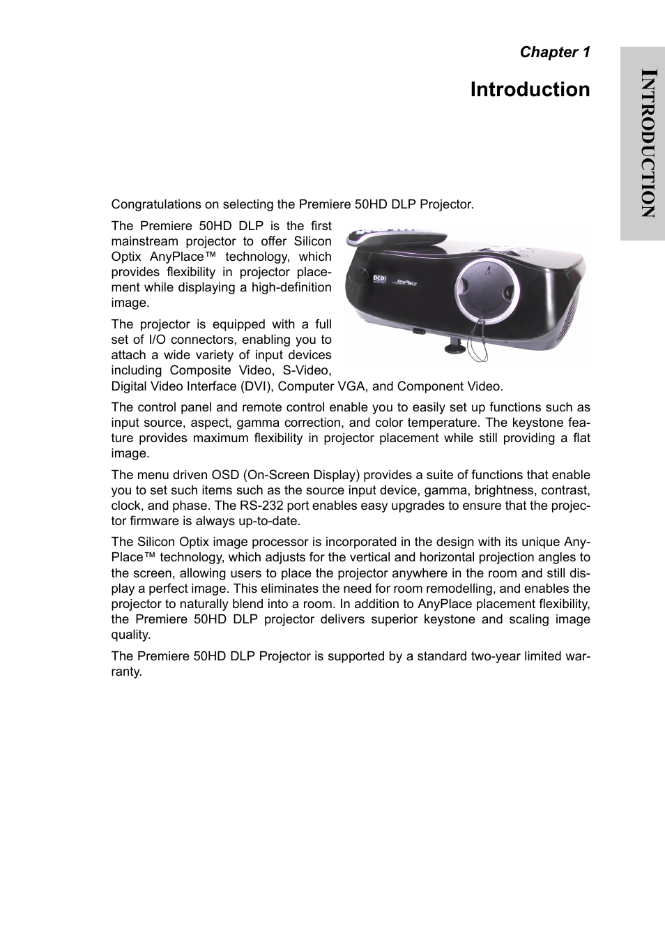 Silicon Optix 50HD User Manual | Page 10 / 68