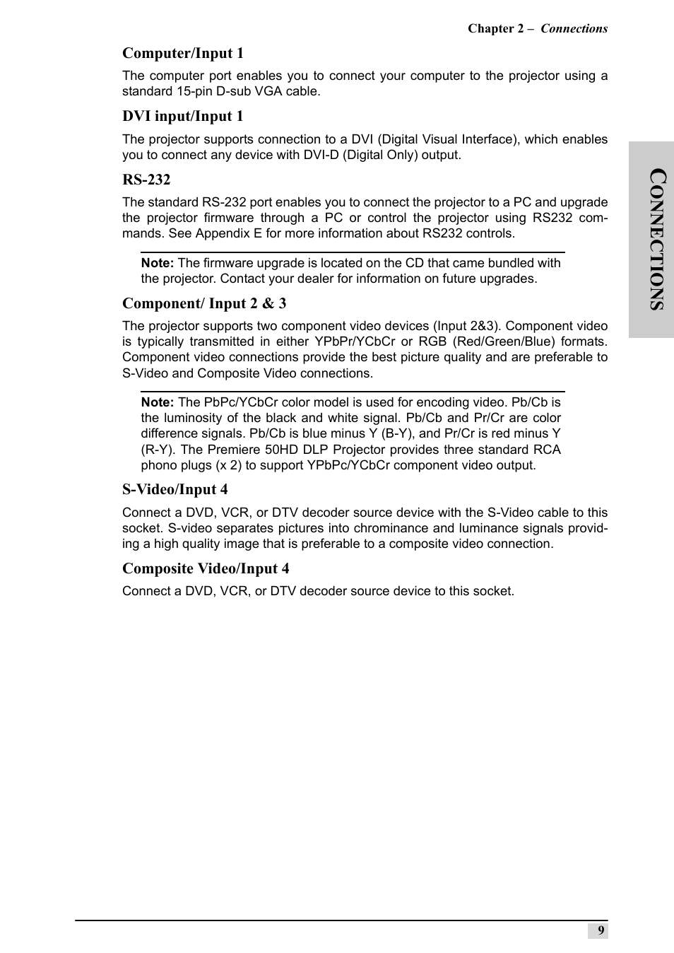 Onnections | Silicon Optix 50HD User Manual | Page 18 / 68