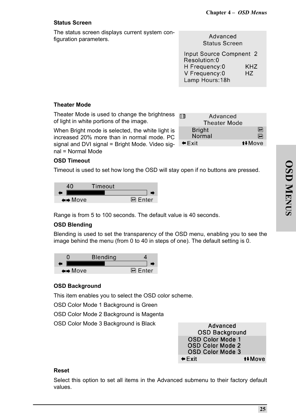 Osd m, En us | Silicon Optix 50HD User Manual | Page 34 / 68