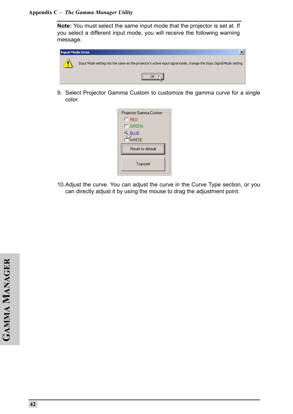 Amma, Anager | Silicon Optix 50HD User Manual | Page 51 / 68