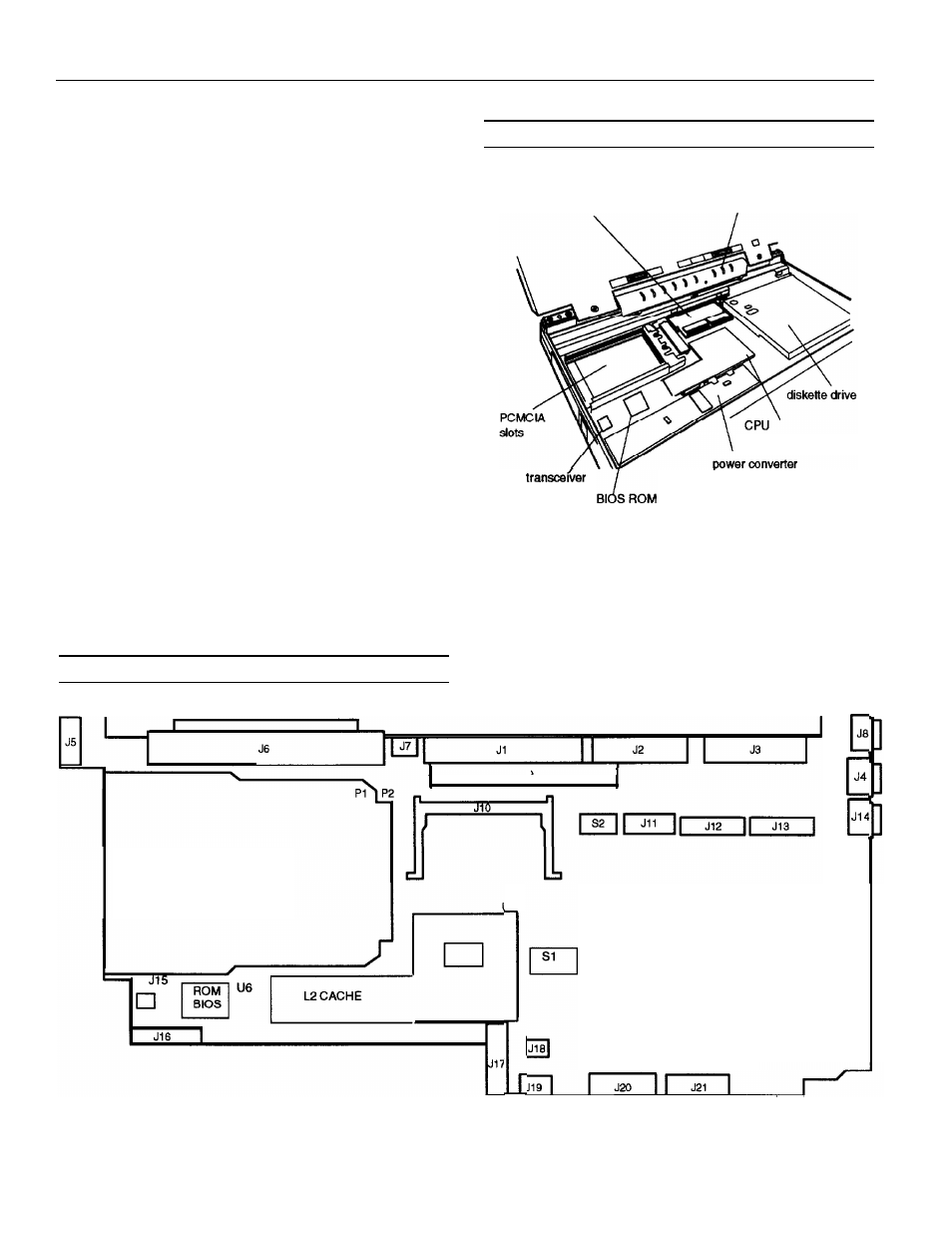 Optional equipment, System board components, Major subassemblies | Memory module installation | Seanix Epson ActionNote 900 User Manual | Page 4 / 12