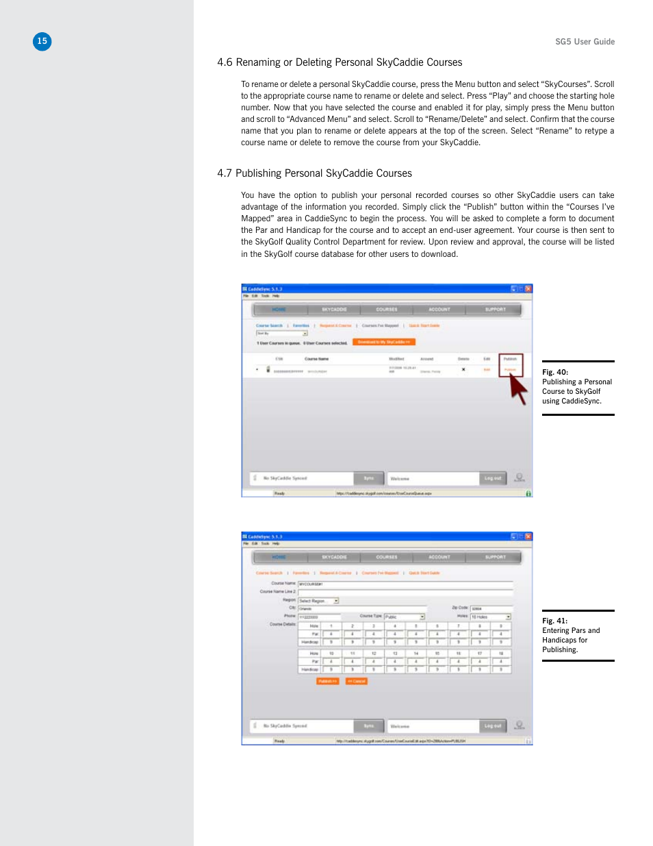 SkyGolf SkyCaddie SG5 User Manual | Page 15 / 22