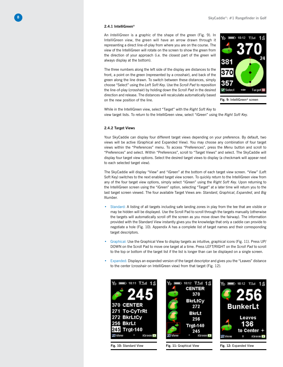 SkyGolf SkyCaddie SG5 User Manual | Page 8 / 22