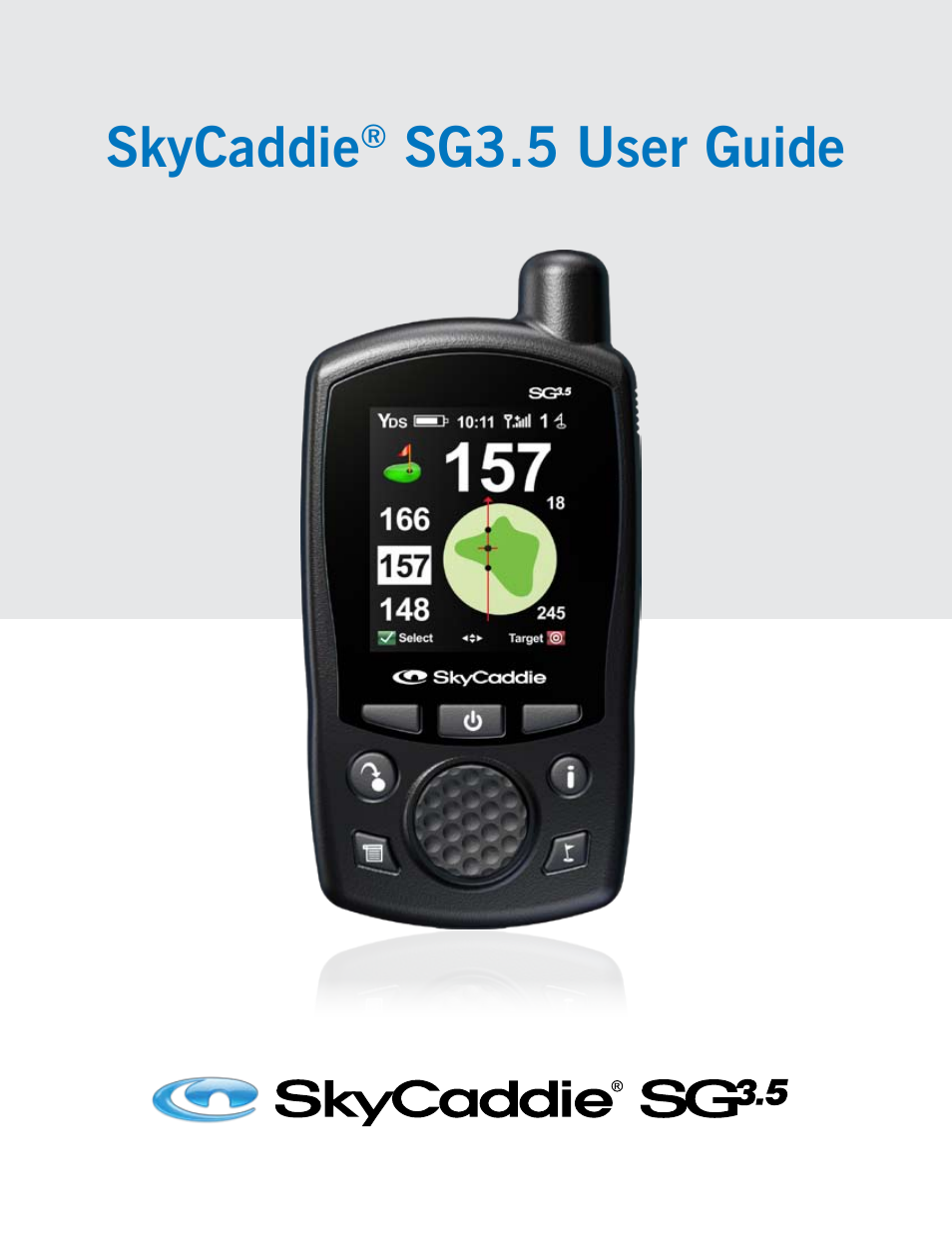 SkyGolf SkyCaddie SG3.5 User Manual | 22 pages