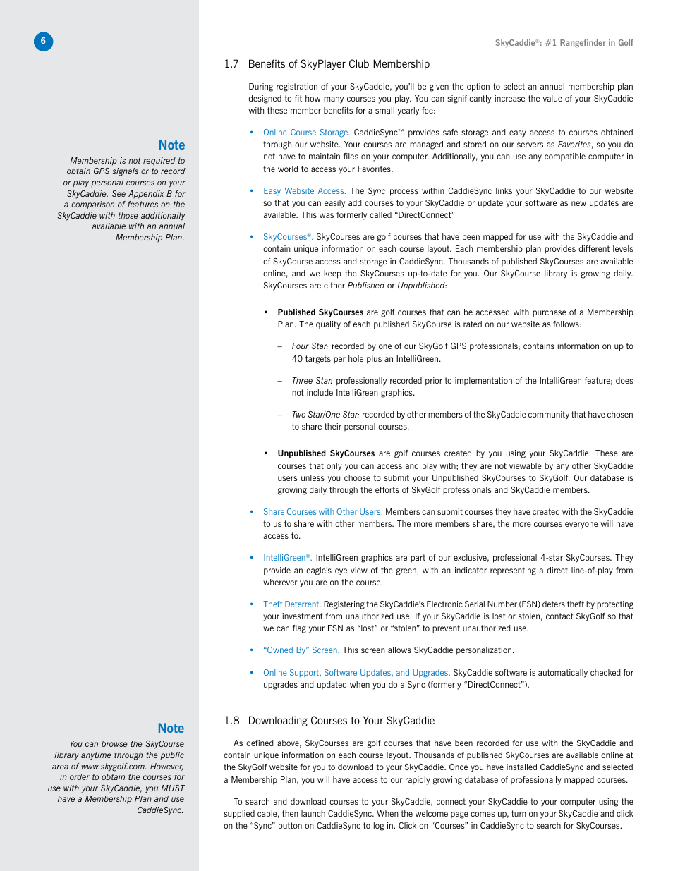 SkyGolf SkyCaddie SG3.5 User Manual | Page 6 / 22