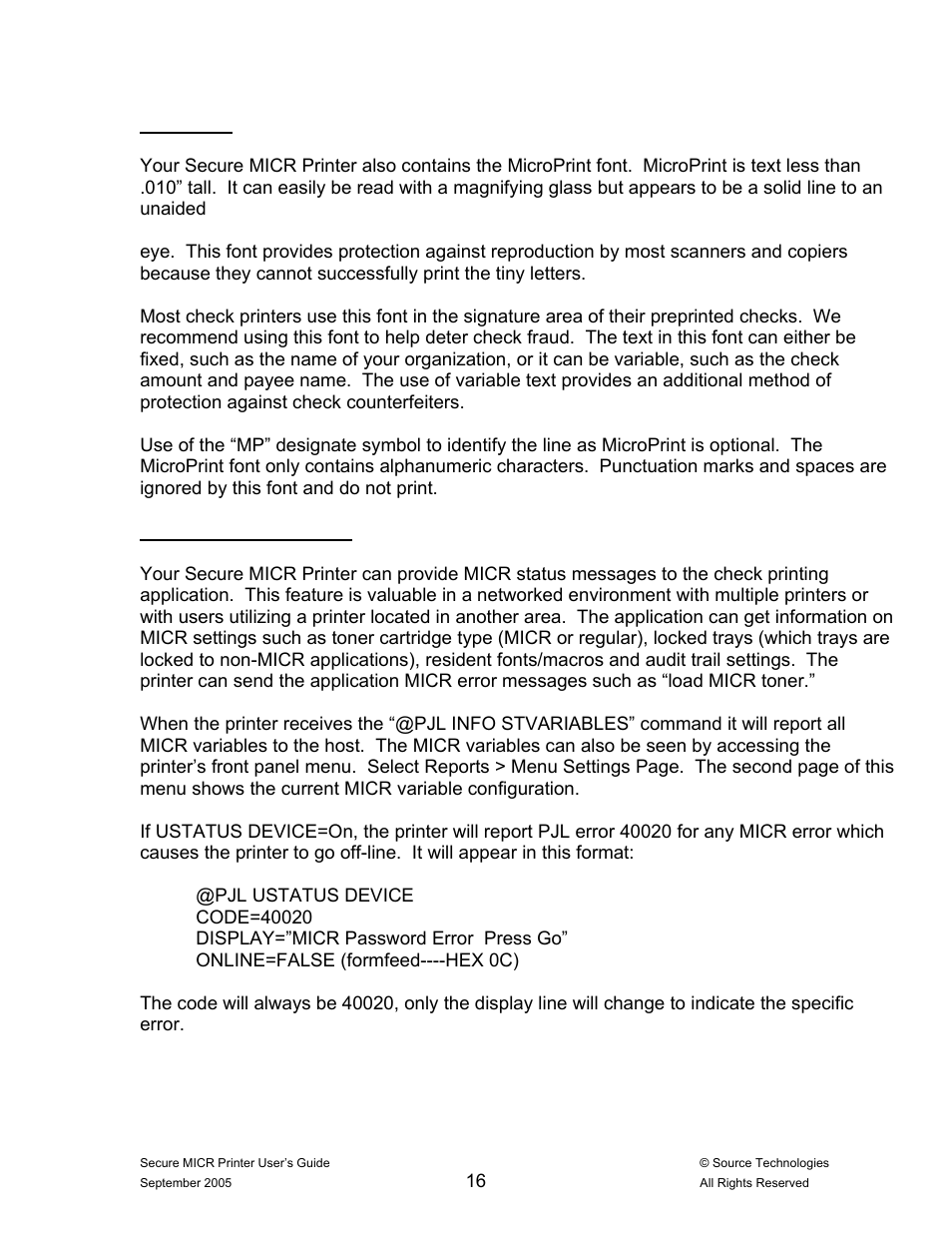 Source Technologies ST9530 User Manual | Page 20 / 70