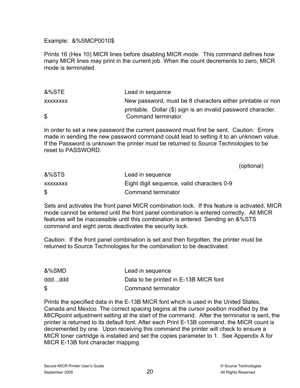 Source Technologies ST9530 User Manual | Page 24 / 70