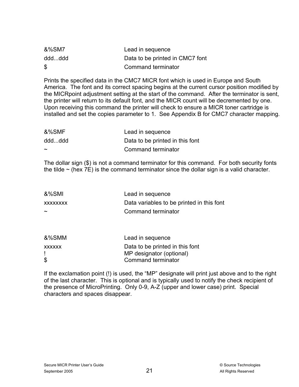 Source Technologies ST9530 User Manual | Page 25 / 70