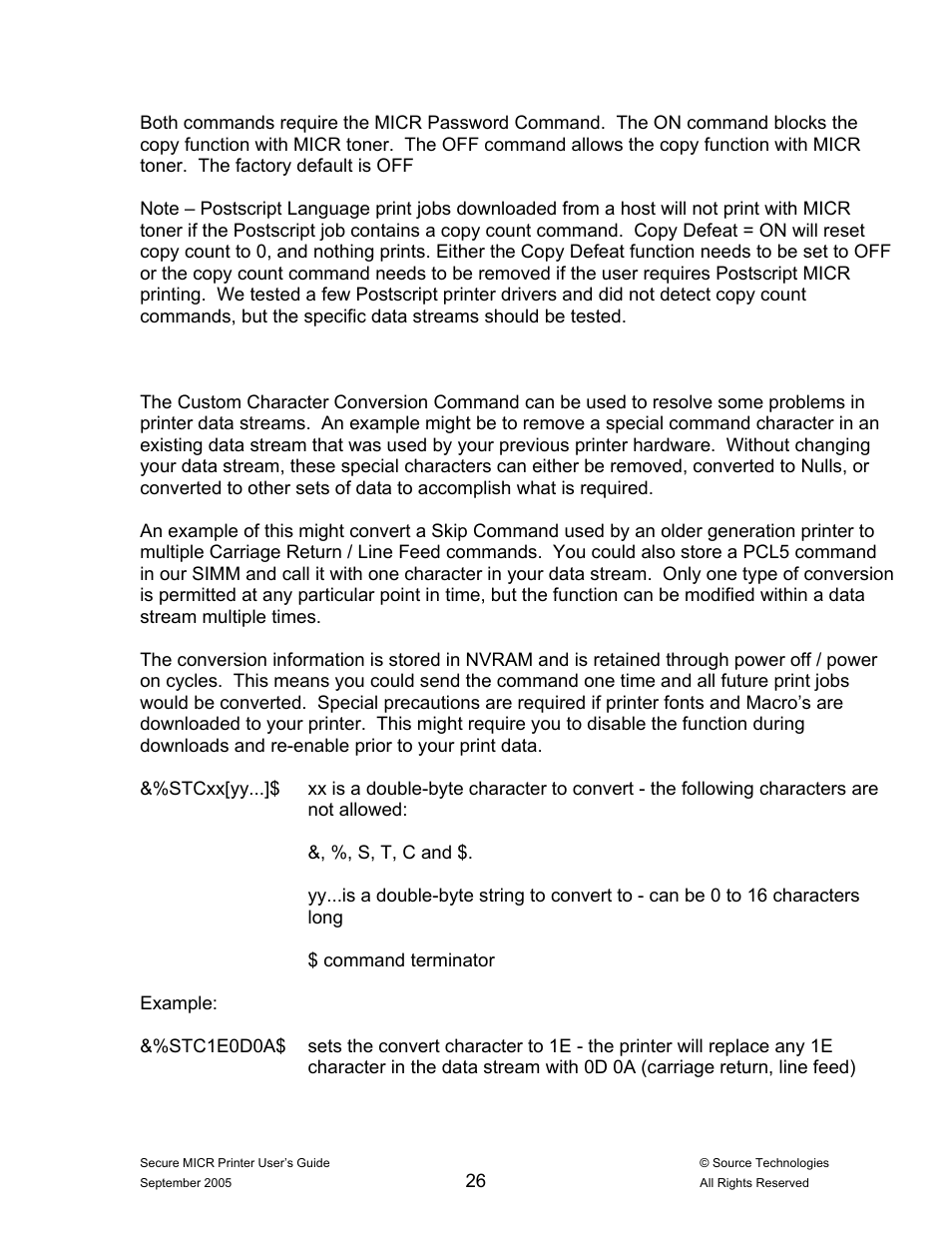 Source Technologies ST9530 User Manual | Page 30 / 70