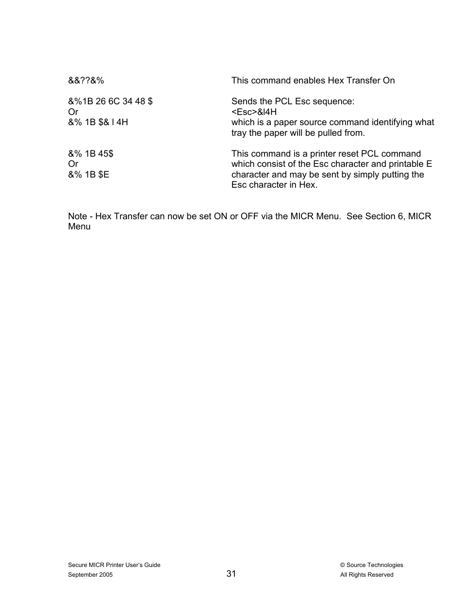 Source Technologies ST9530 User Manual | Page 35 / 70