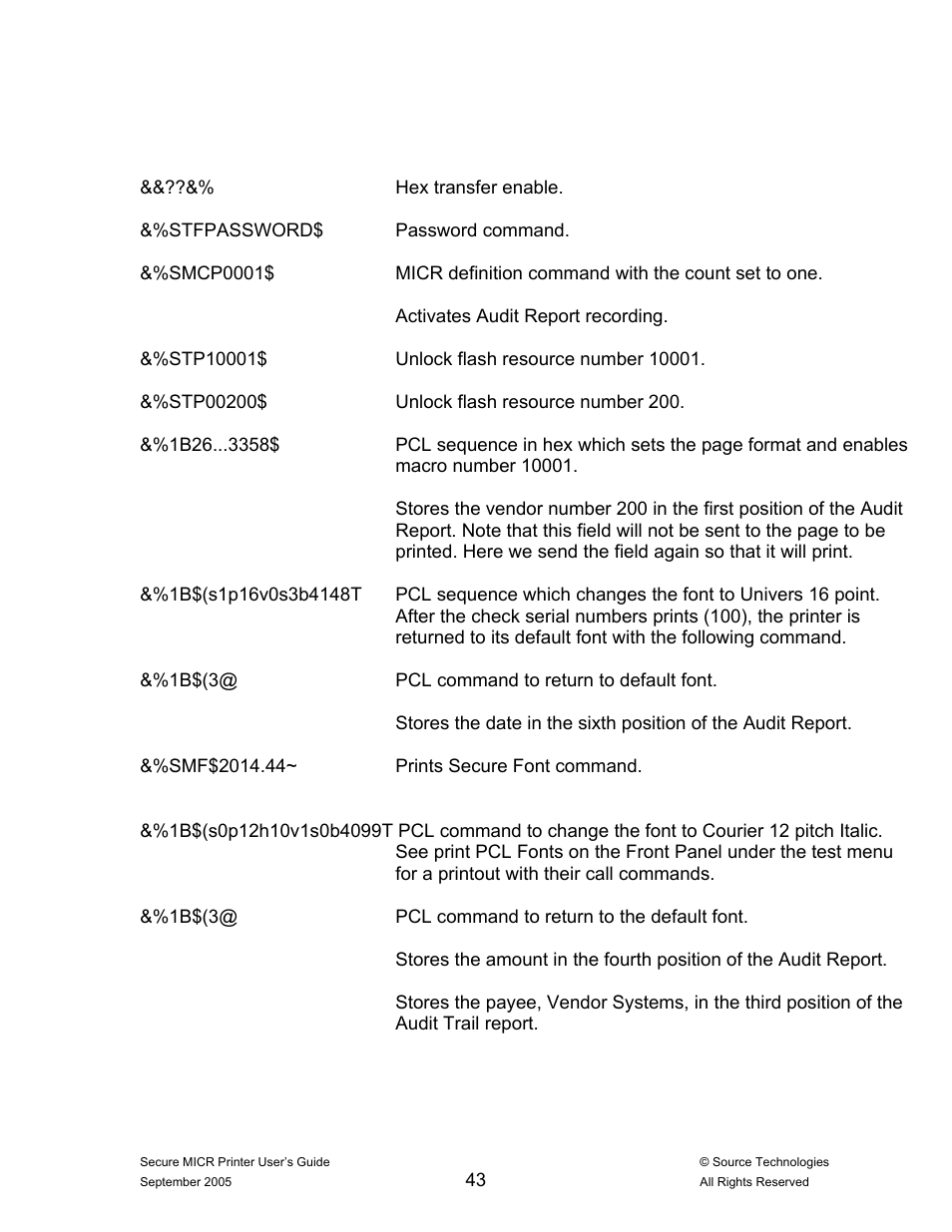 Source Technologies ST9530 User Manual | Page 47 / 70