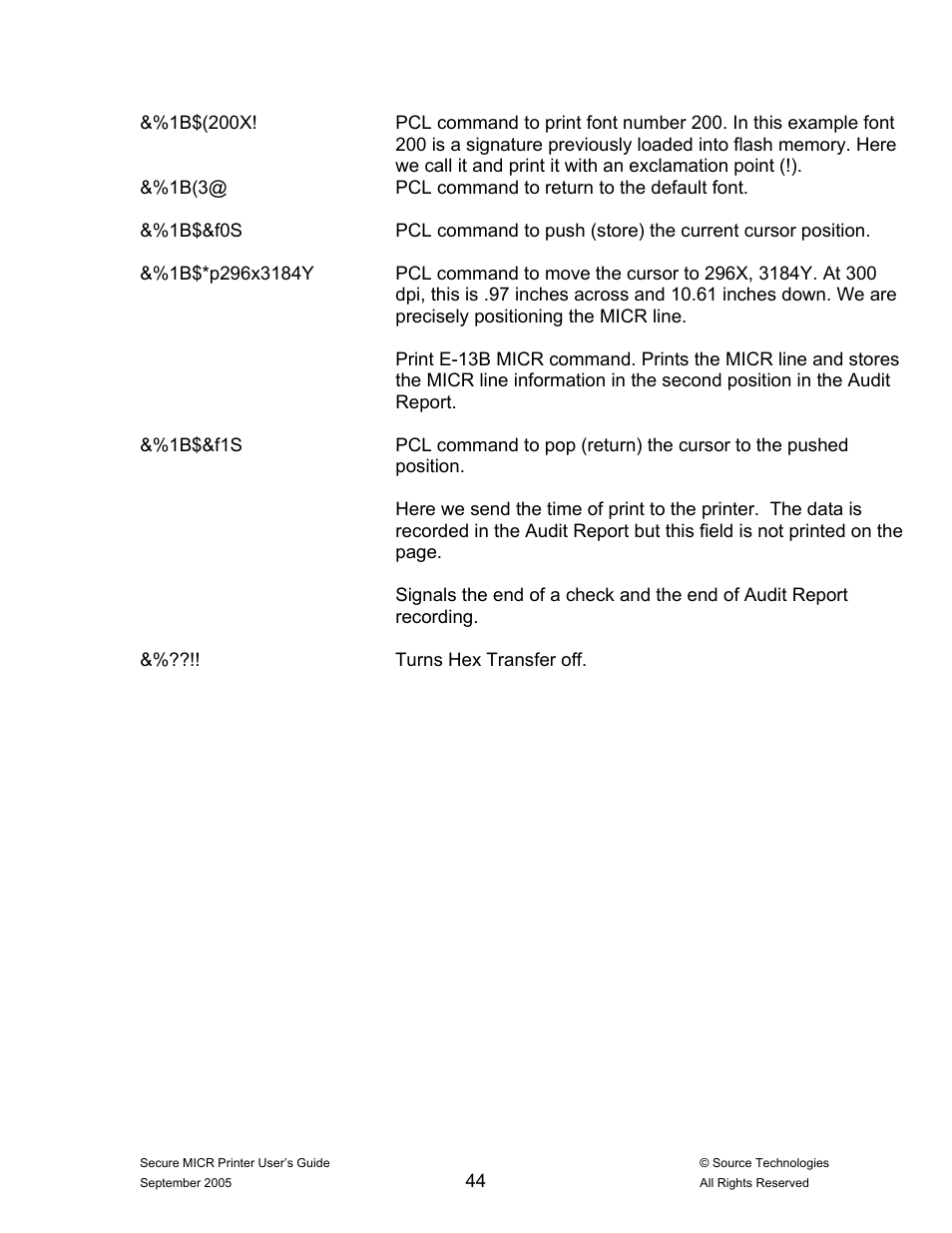 Source Technologies ST9530 User Manual | Page 48 / 70