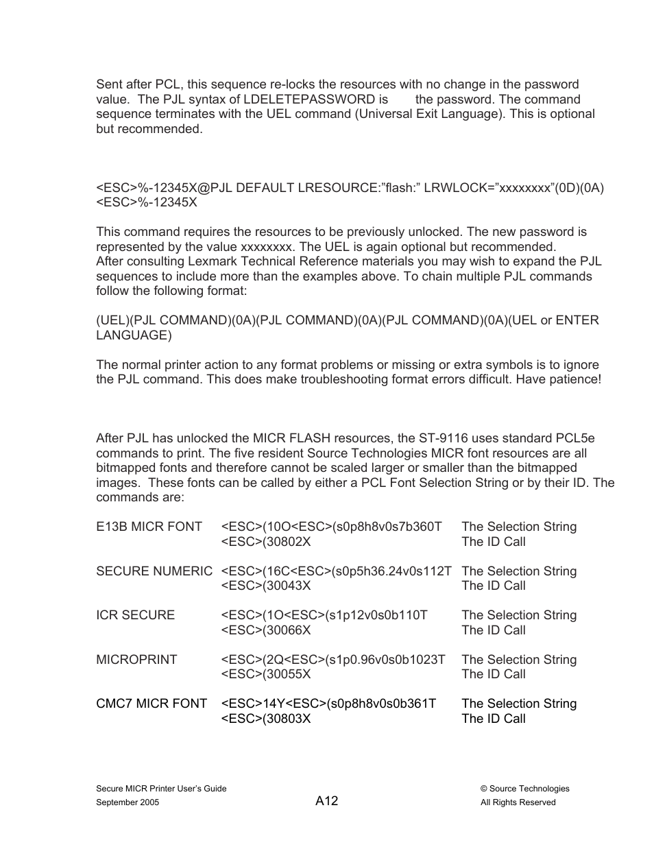 Source Technologies ST9530 User Manual | Page 64 / 70
