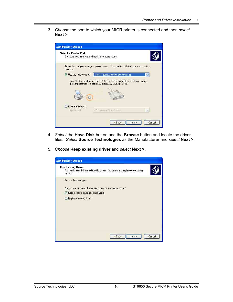 Source Technologies MICR ST9650 User Manual | Page 16 / 79