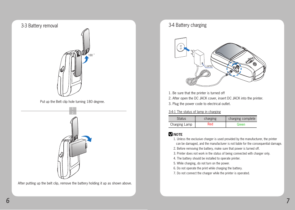 4 battery charging, 3 battery removal | Source Technologies STM.58B User Manual | Page 5 / 12