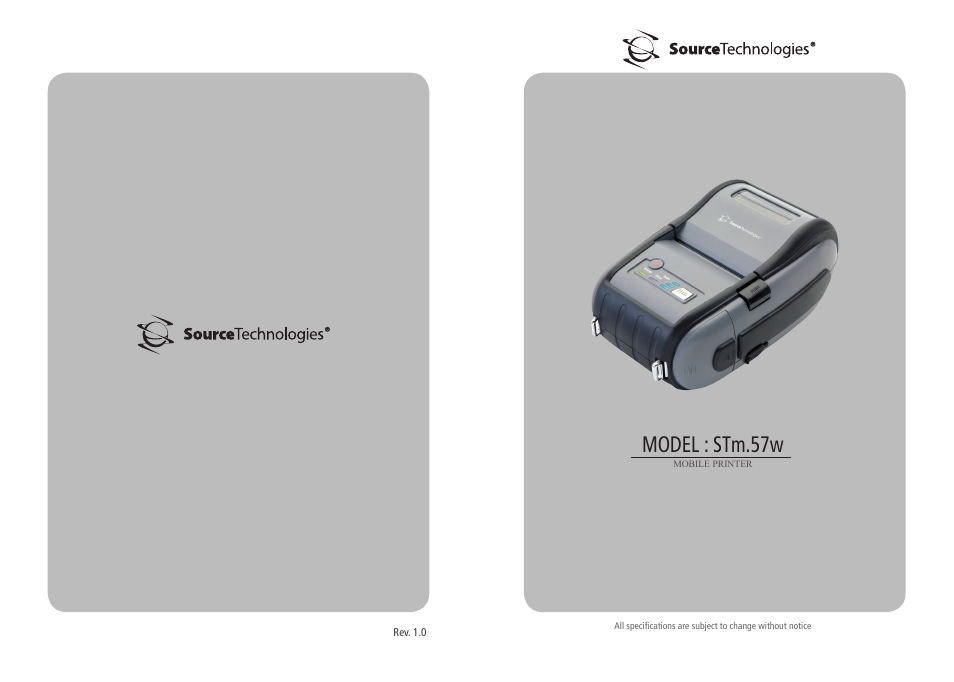 Source Technologies STM.57W User Manual | 14 pages