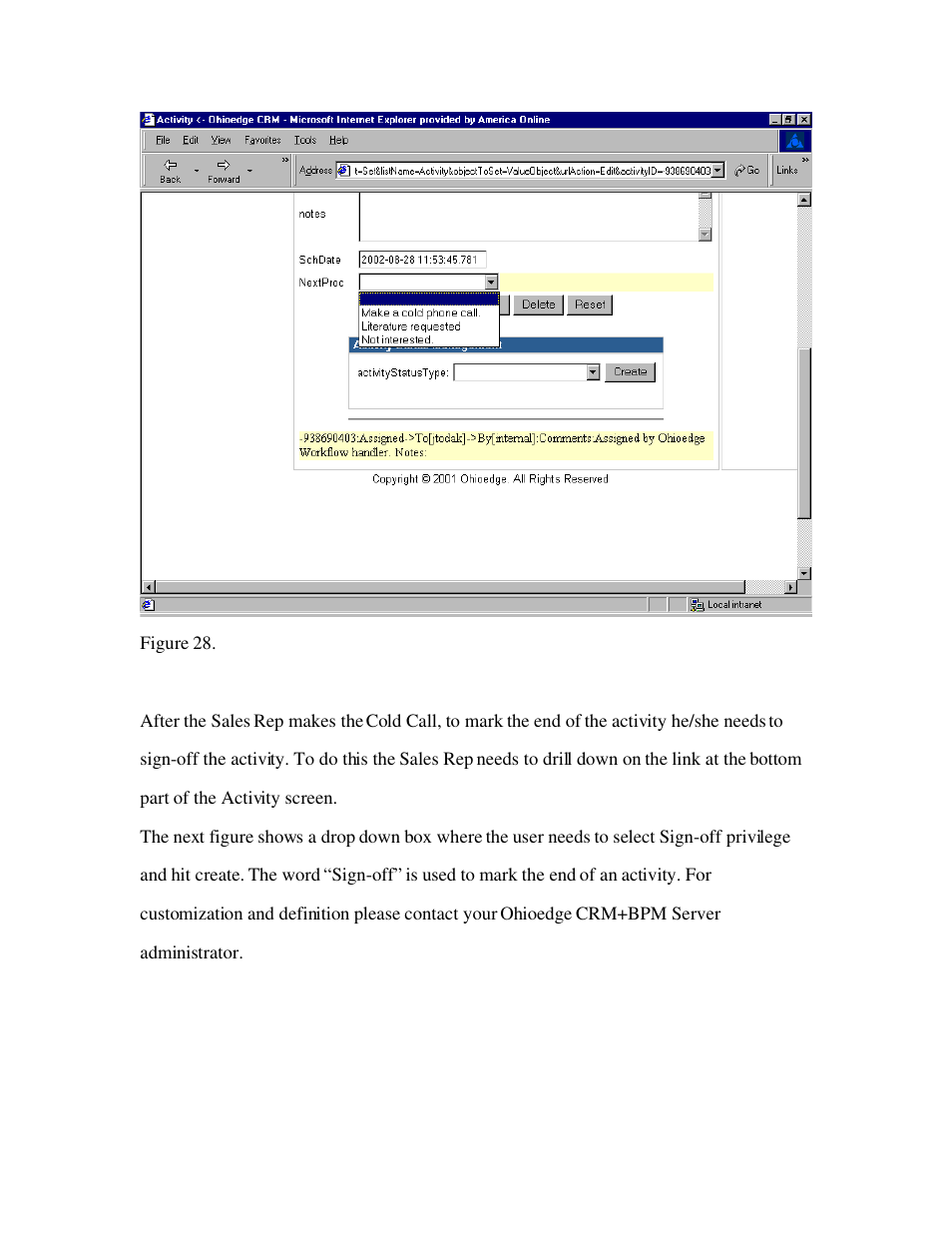Source Technologies Ohioedge CRM+BPM User Manual | Page 31 / 36