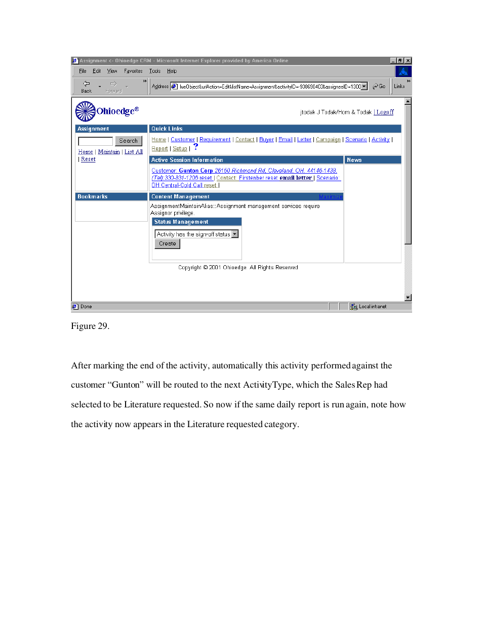 Source Technologies Ohioedge CRM+BPM User Manual | Page 32 / 36