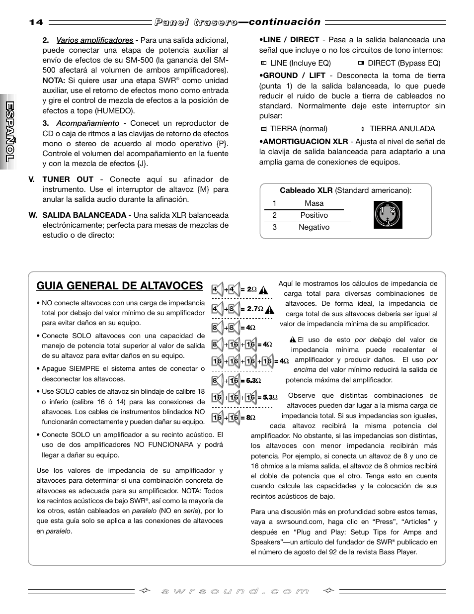 Guia general de altavoces | SMc Audio SM-500SM-500 User Manual | Page 14 / 44