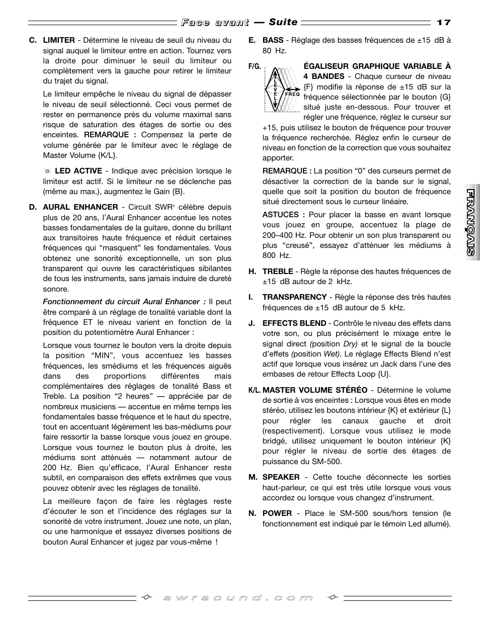 SMc Audio SM-500SM-500 User Manual | Page 17 / 44
