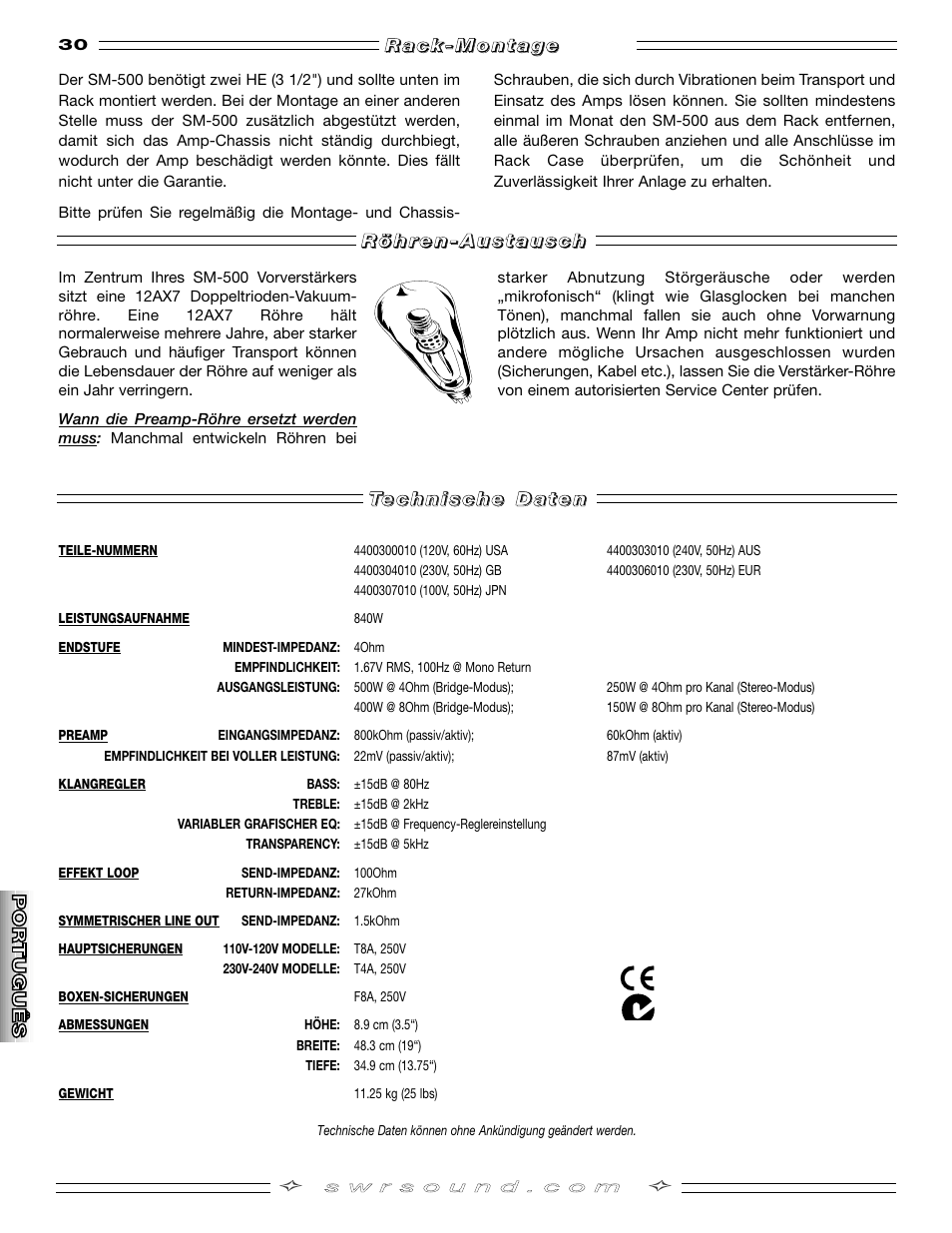 SMc Audio SM-500SM-500 User Manual | Page 30 / 44