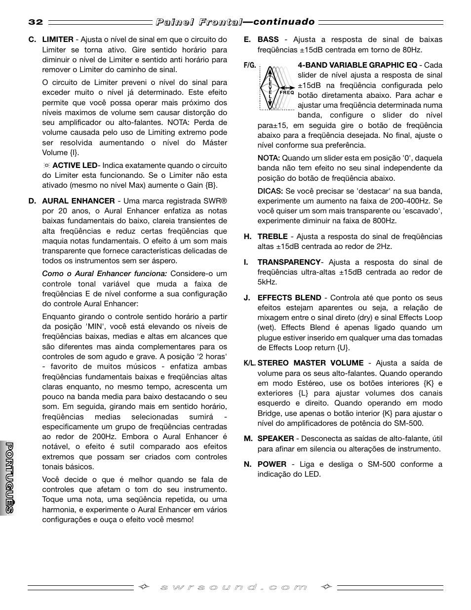 SMc Audio SM-500SM-500 User Manual | Page 32 / 44