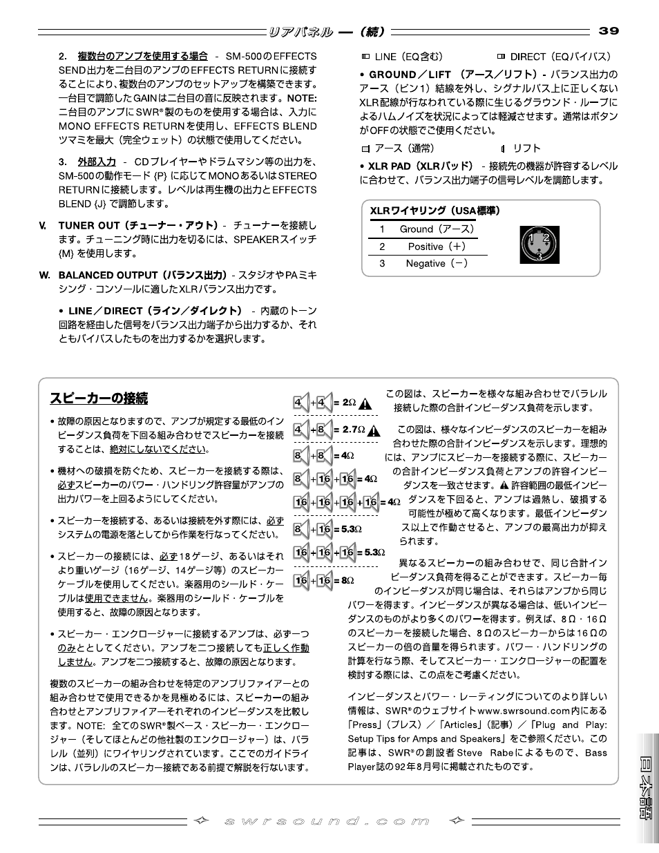 SMc Audio SM-500SM-500 User Manual | Page 39 / 44