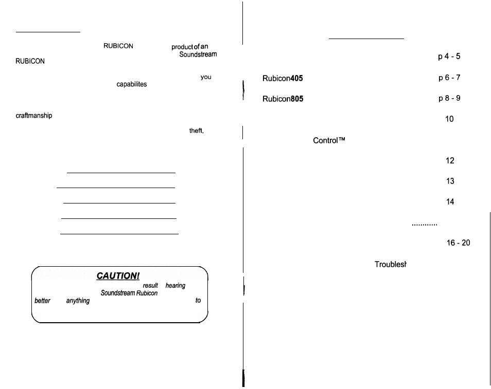 Soundstream Technologies 405 User Manual | Page 2 / 12