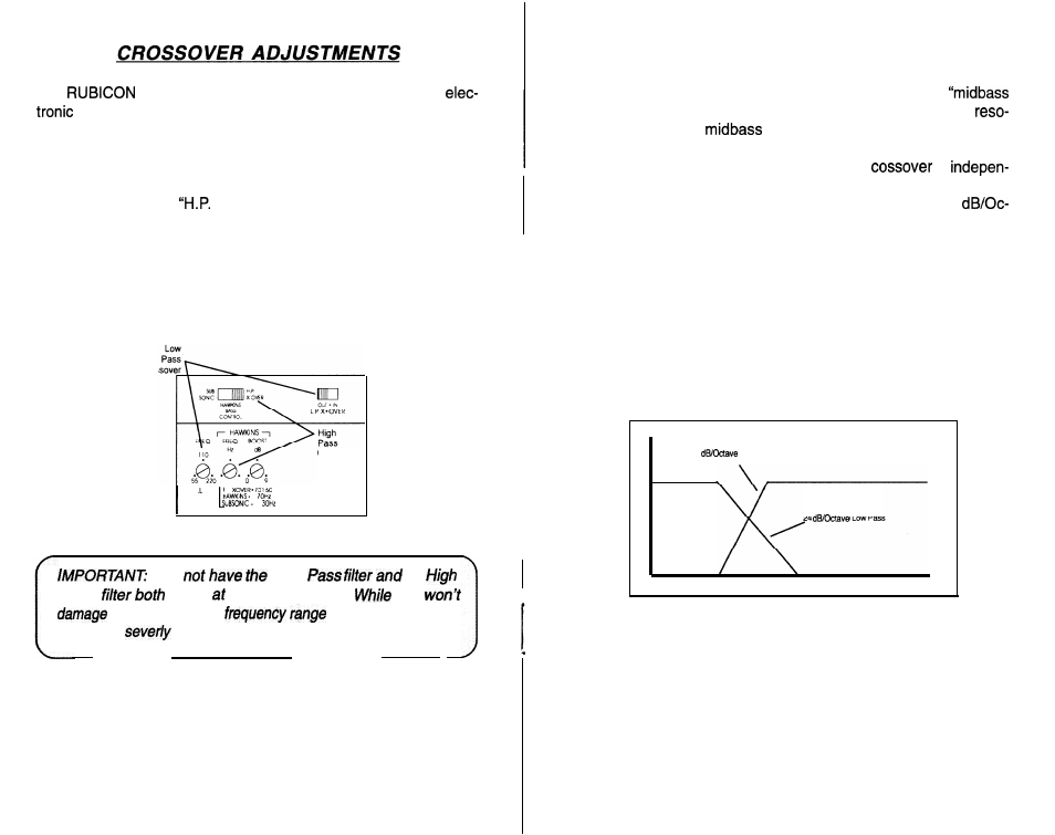 Crossover adjustments | Soundstream Technologies 1002 User Manual | Page 5 / 10