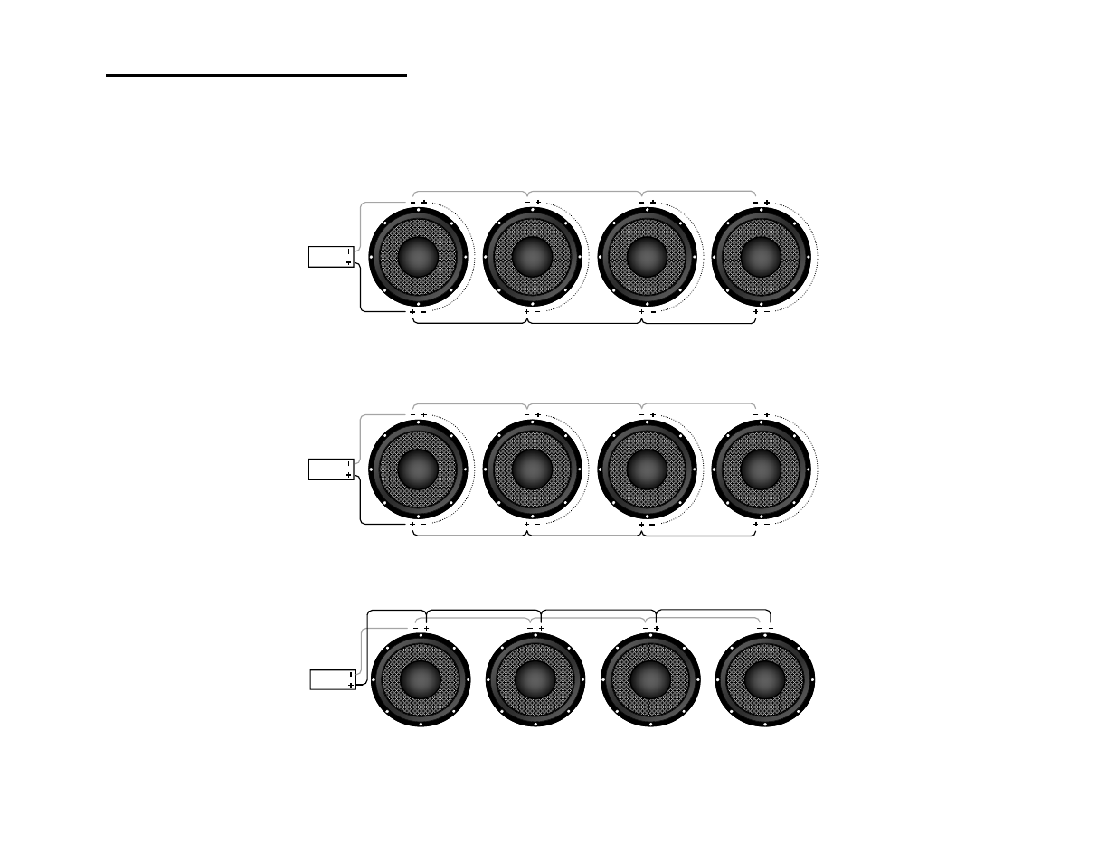 Subwoofer wiring diagrams | Soundstream Technologies REF2.370 User Manual | Page 19 / 20