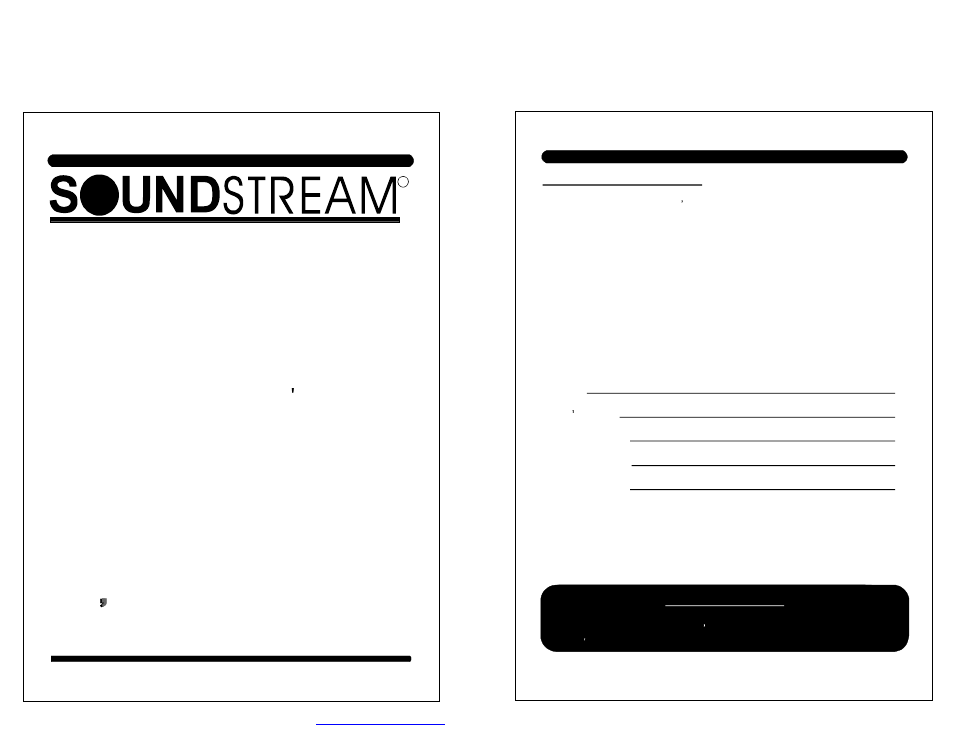 Soundstream Technologies LW1.350 User Manual | 9 pages