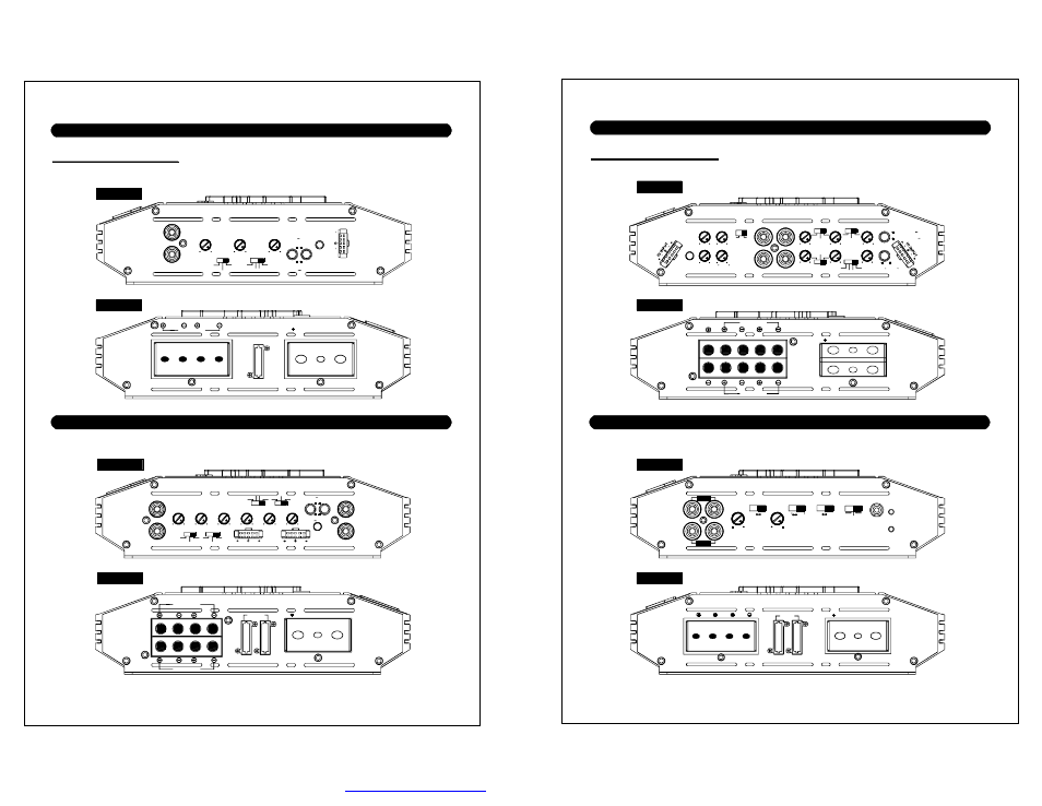 Panel layout, Lw2.240, Lw5.830 | Lw1.350 | Soundstream Technologies LW1.350 User Manual | Page 4 / 9