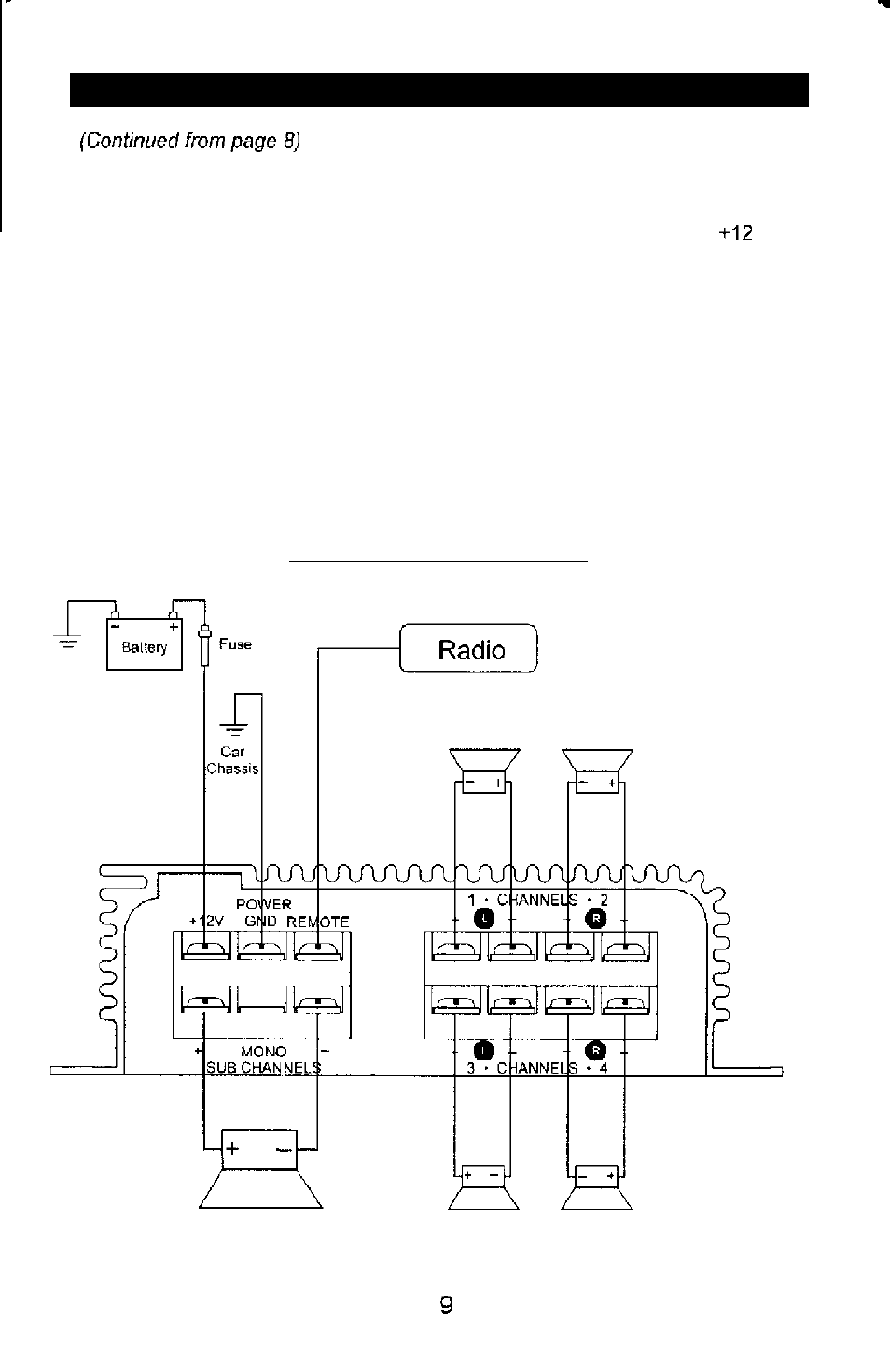 Wiring diagram | Soundstream Technologies P203 User Manual | Page 10 / 12