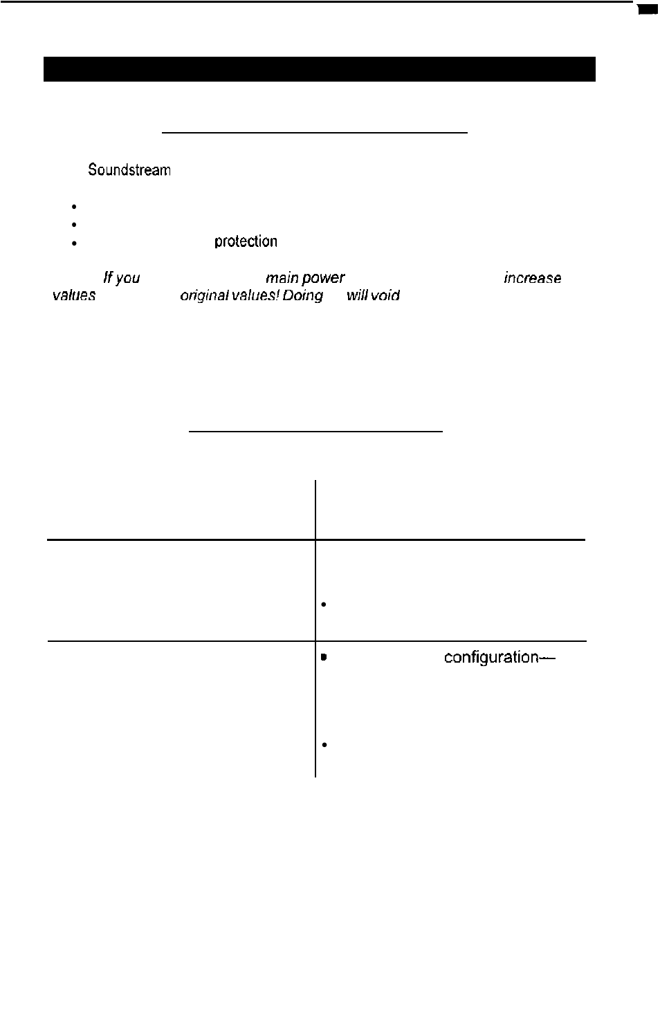 Protection circuitry, Troubleshooting | Soundstream Technologies P203 User Manual | Page 11 / 12