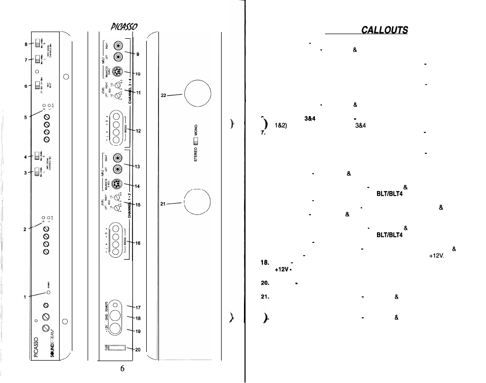 Key to | Soundstream Technologies Picasso User Manual | Page 4 / 10