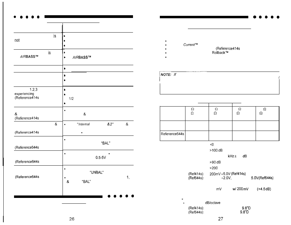 Service, Troubleshooting, Protection circuitry | Specifications | Soundstream Technologies 414s User Manual | Page 14 / 15