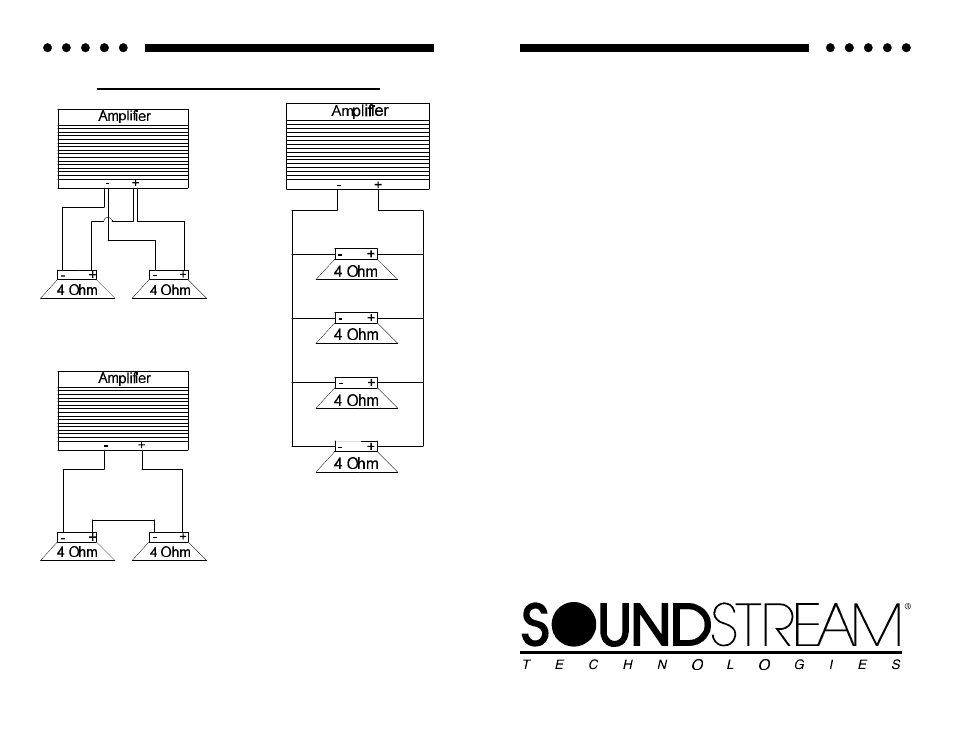 Soundstream Technologies Class A 5.0 User Manual | 10 pages