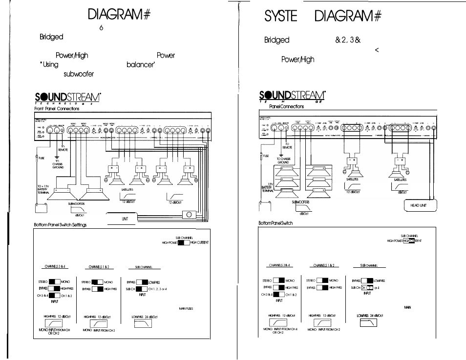 System 3, C n 0, Channels of input: 2 channels: 1 | Soundstream Technologies REFERENCE 405 User Manual | Page 4 / 8