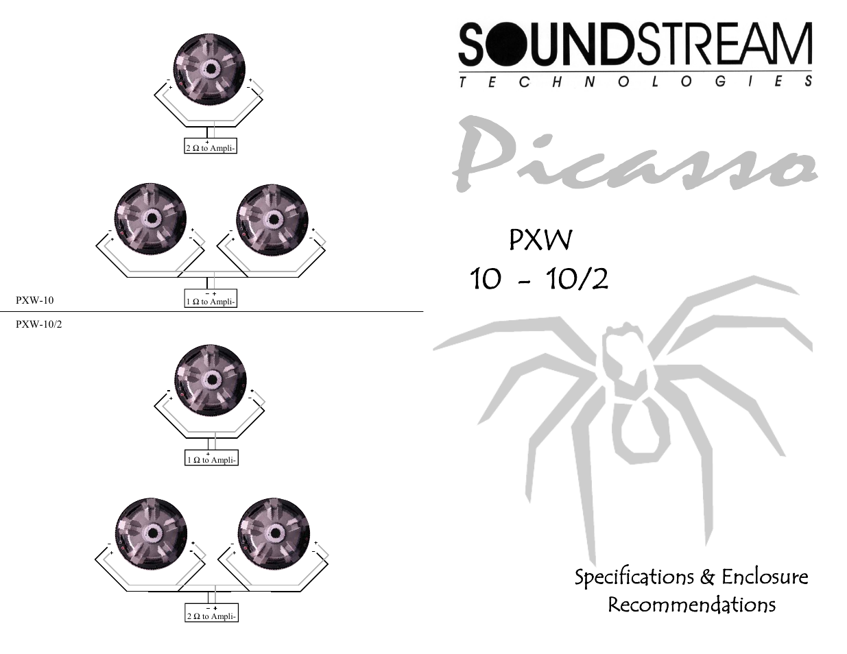 Soundstream Technologies PXW-10/2 User Manual | 2 pages