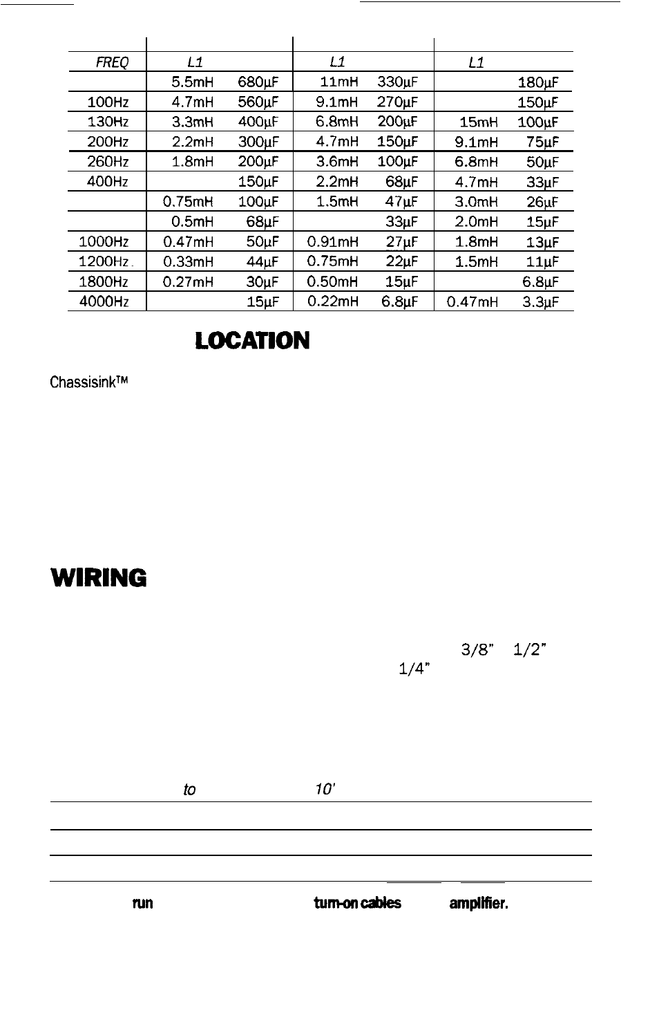 Amplifier and mounting | Soundstream Technologies Granite 120.4 User Manual | Page 18 / 20