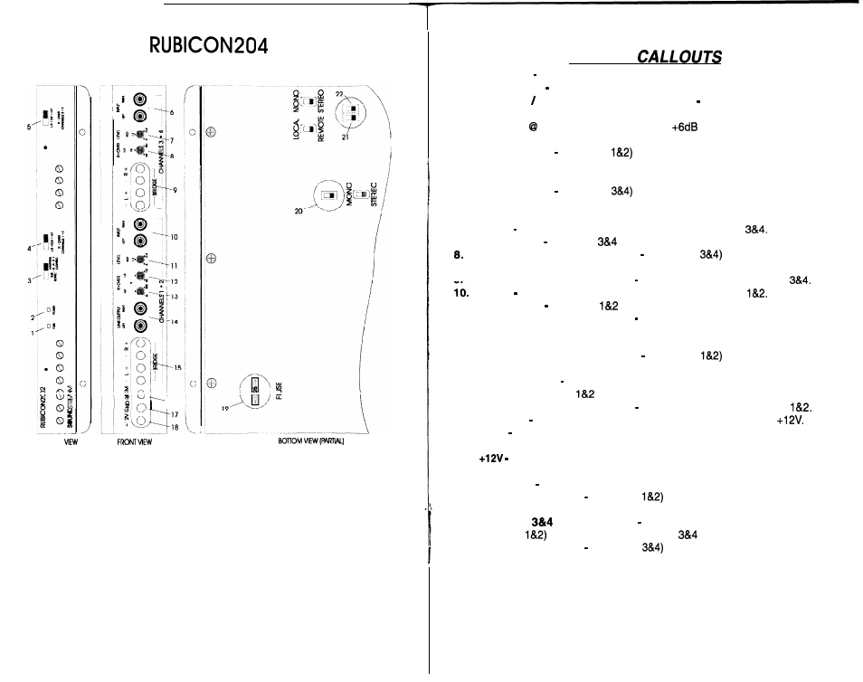 Key to | Soundstream Technologies 604 User Manual | Page 4 / 12