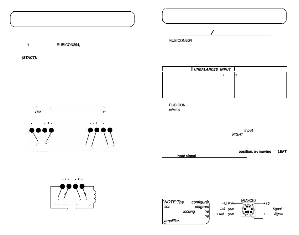 Installation step 1, Installation step 2, Selecting the speaker output mode | Balanced unbalanced input | Soundstream Technologies 604 User Manual | Page 8 / 12