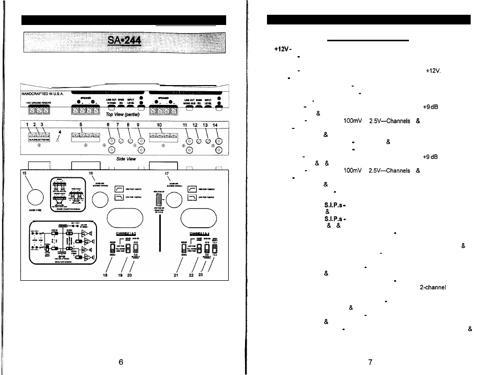 Key to cailouts | Soundstream Technologies SA.244 User Manual | Page 4 / 13