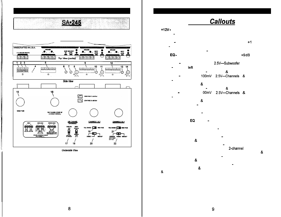 Soundstream Technologies SA.244 User Manual | Page 5 / 13