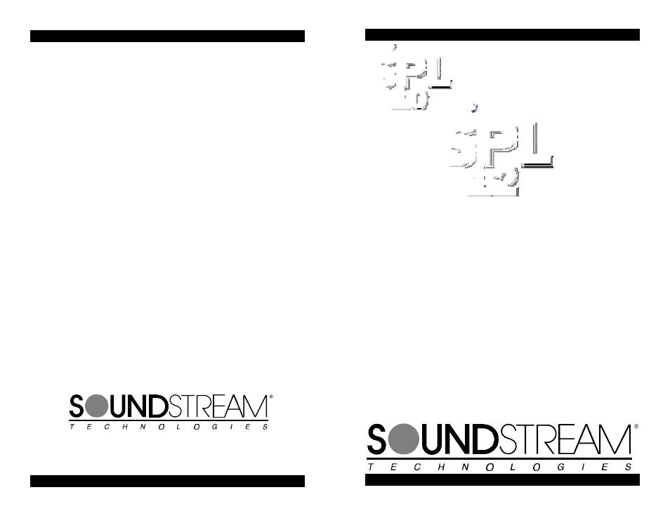 Soundstream Technologies Subwoofers User Manual | 6 pages