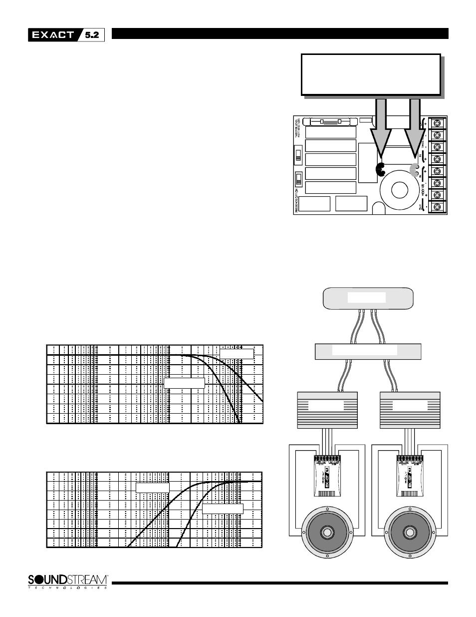 Bi-amping, Important, Figure 6 active/passive bi-amp woofer tweeter | Soundstream Technologies 5.2 User Manual | Page 10 / 13