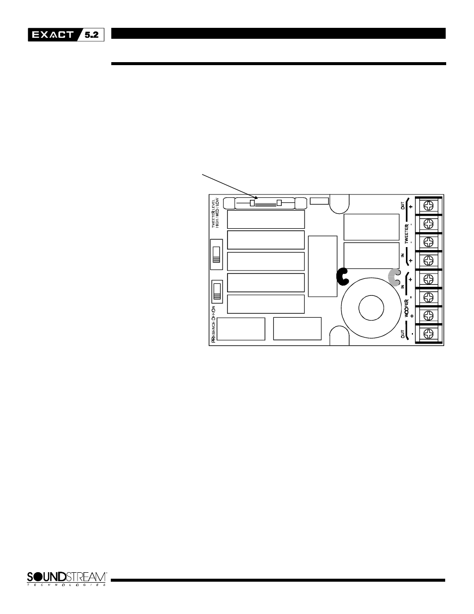 Dynamic tweeter level control | Soundstream Technologies 5.2 User Manual | Page 7 / 13