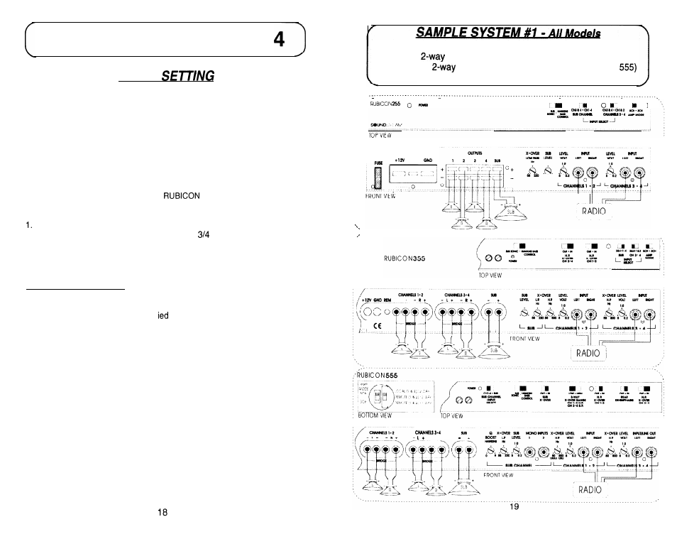 Installation step, Level, Front spoiler | Rear | Soundstream Technologies 255 User Manual | Page 10 / 14