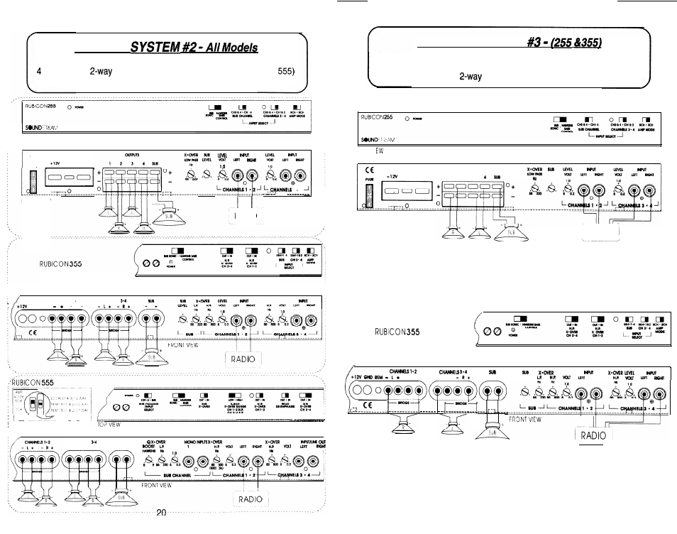 Sample, Sample system, Radio | Soundstream Technologies 255 User Manual | Page 11 / 14